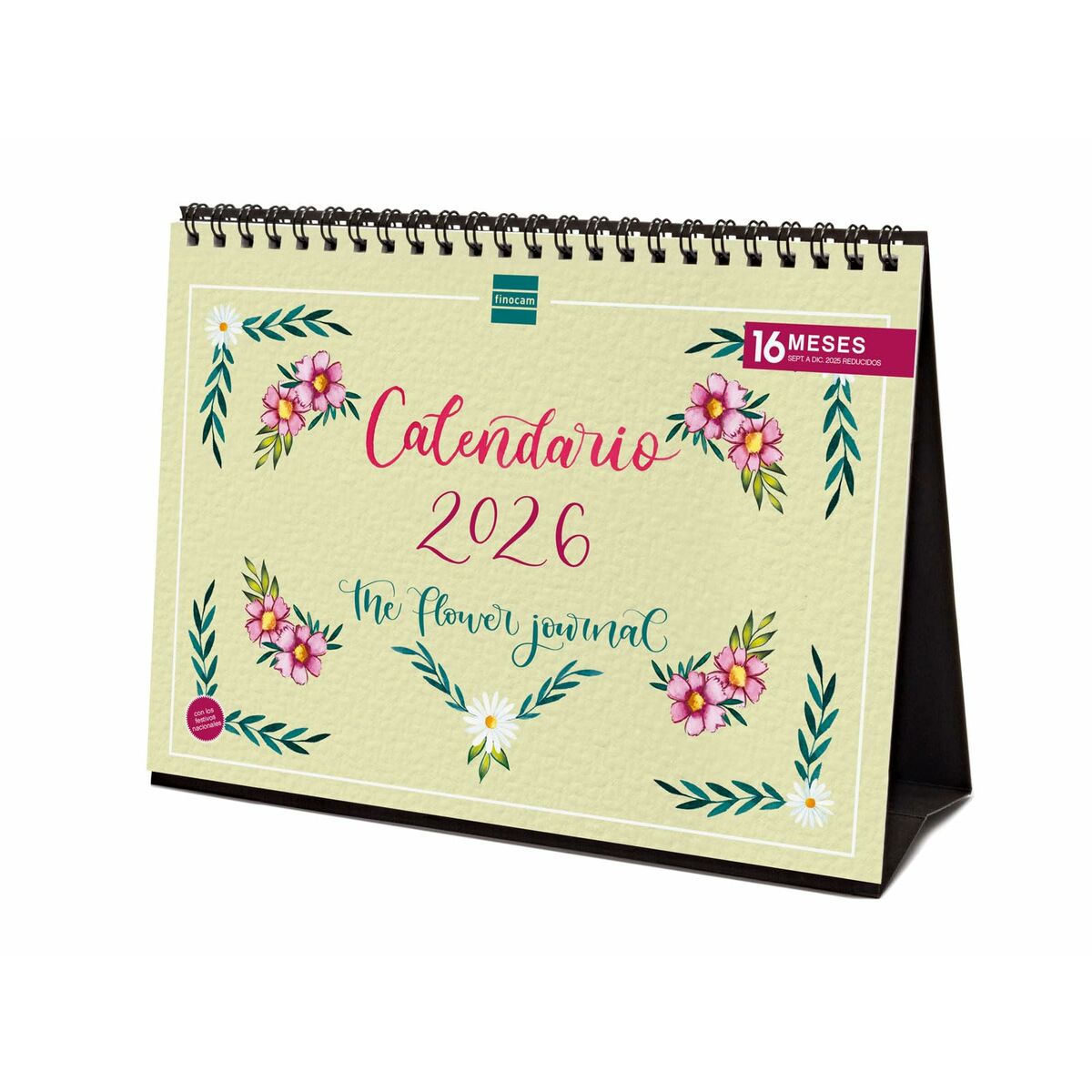 Calendario da Tavolo Finocam Multicolore Carta 21 x 15 cm