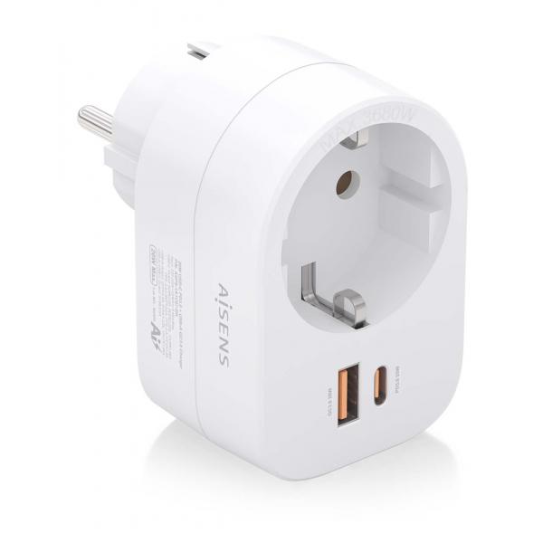 Scatola di fusibili Aisens ASPS-1A1C06-W Bianco 3680 W