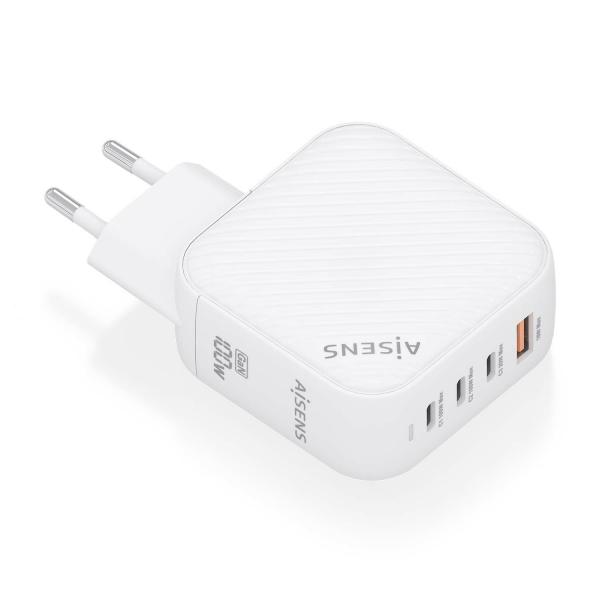 Caricabatterie da Parete Aisens Bianco 100 W (1 Unità)