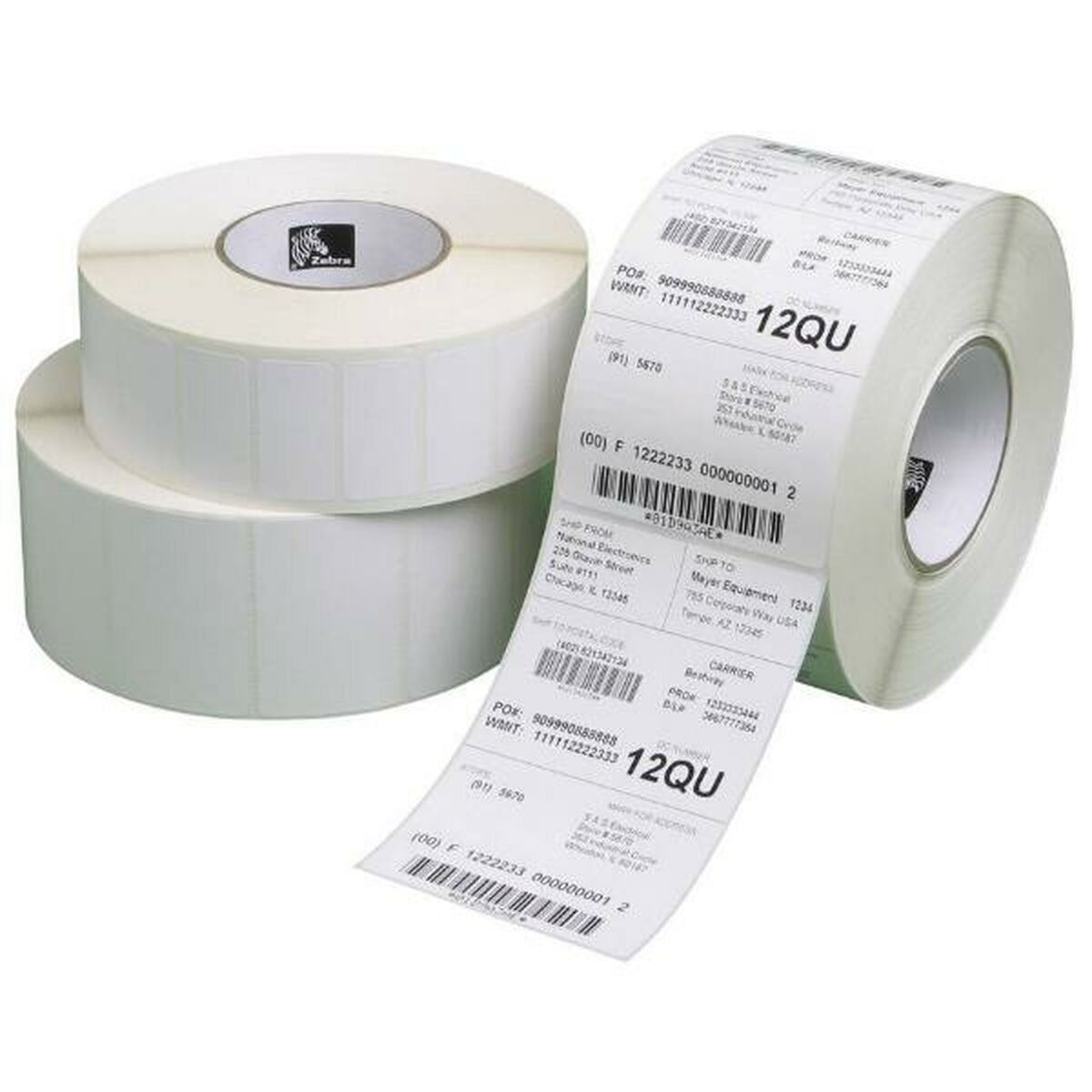 Rotolo di Etichette Zebra 76528 Bianco