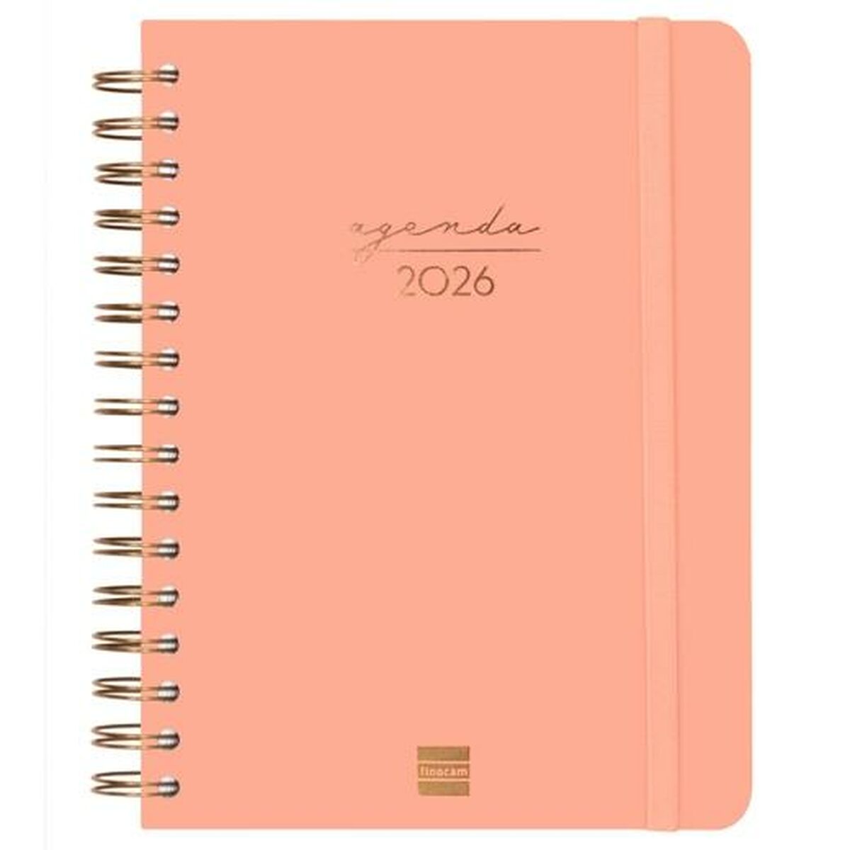 Agenda Finocam Alma Corallo A5 15,5 x 21,2 cm 2026