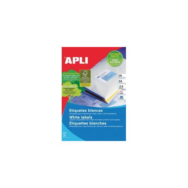 Etichette adesive Apli 10198 Trasparente