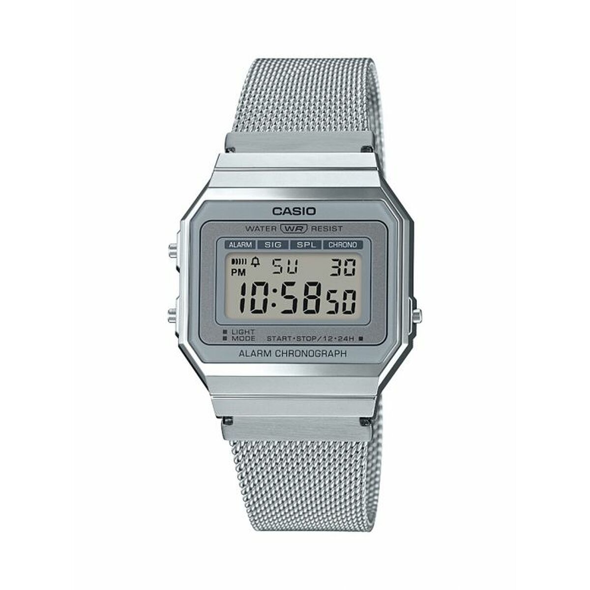 Orologio Uomo Casio A700WEM-7AEF Argentato