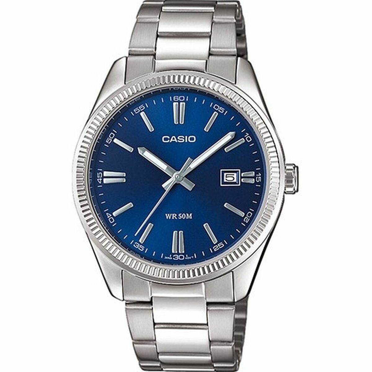 Orologio Uomo Casio MTP-1302PD-2AVEF Acciaio inossidabile Analogico Quarzo Argentato