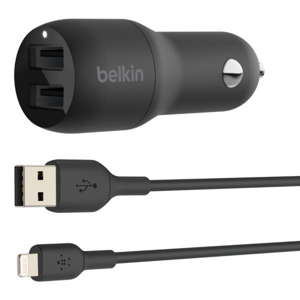 Caricabatterie per Auto Belkin CCD001BT1MBK 24 W