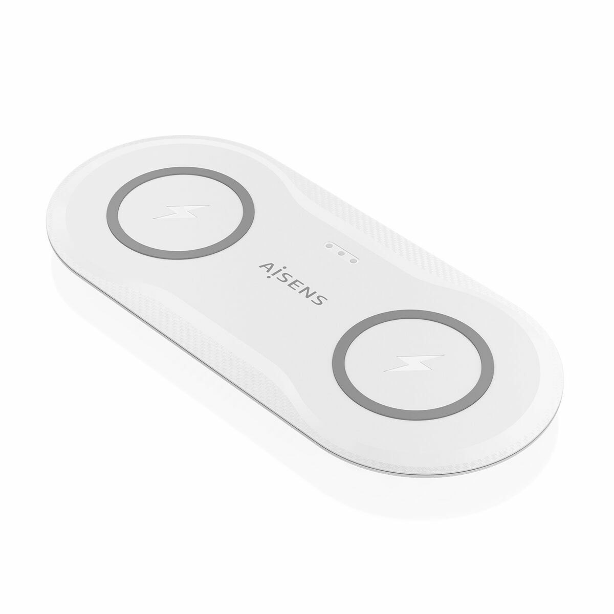 Caricabatterie Senza Fili Aisens ASCH-15W2WC059-W Bianco