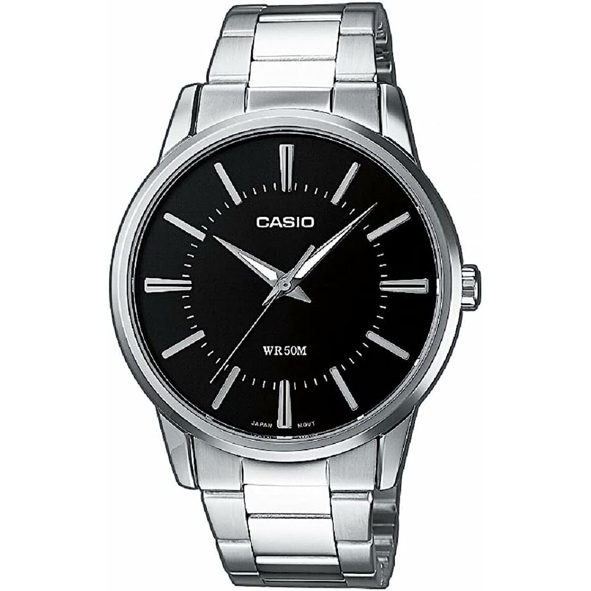 Orologio Uomo Casio MTP1303PD1AVEG Nero Argentato