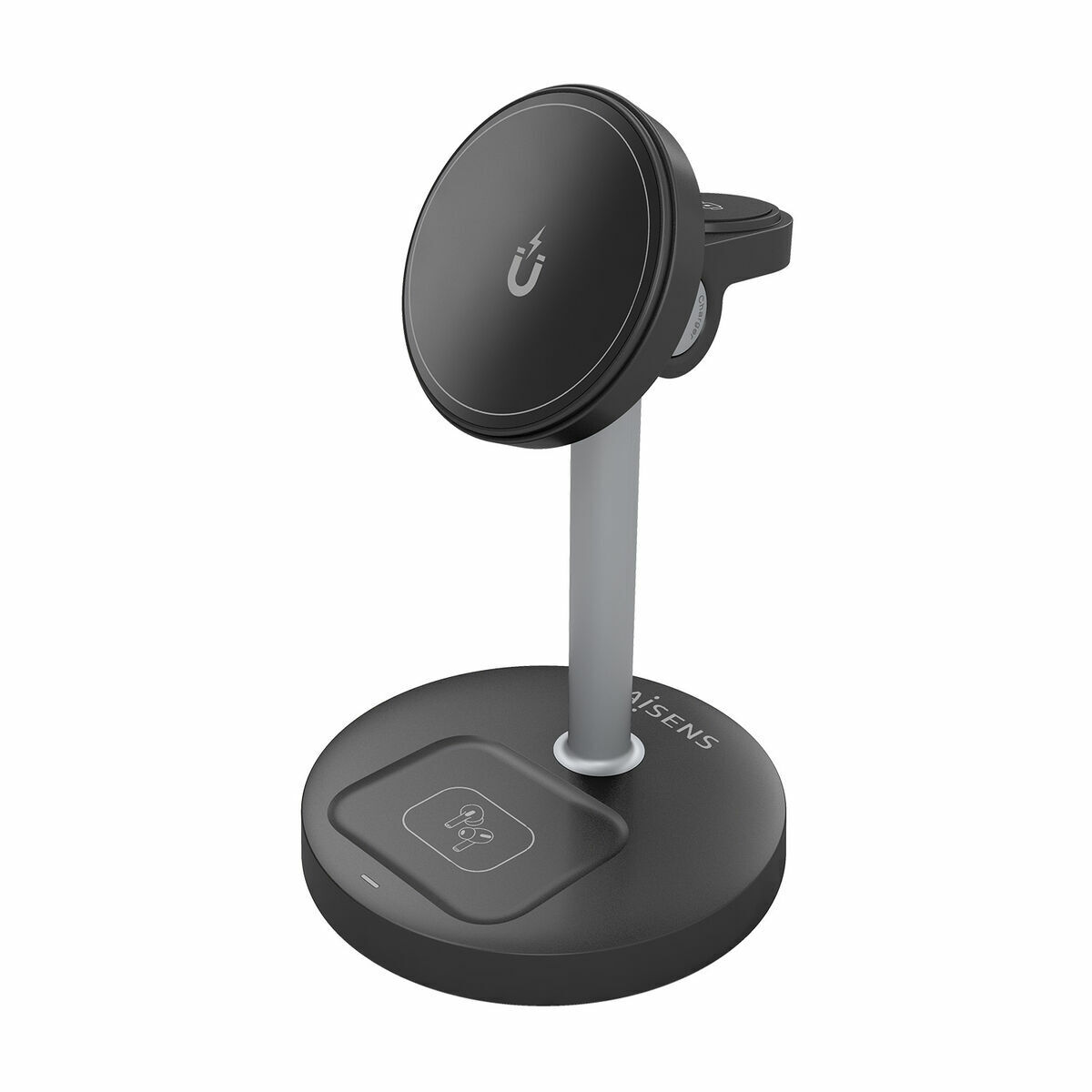 Caricabatterie Senza Fili Aisens ASCH-15W3WC066-BK Nero 15 W 50 W