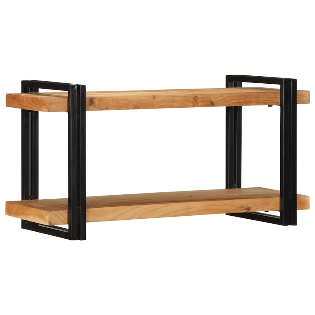 vidaXL Estante de pared madera maciza de acacia 90x33x45 cm