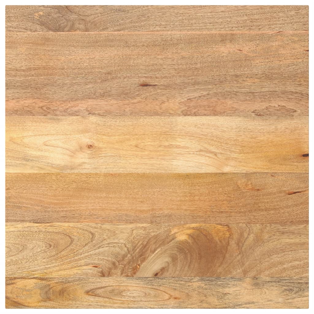 vidaXL Tablero de mesa cuadrado madera maciza de mango 80x80x2,5 cm