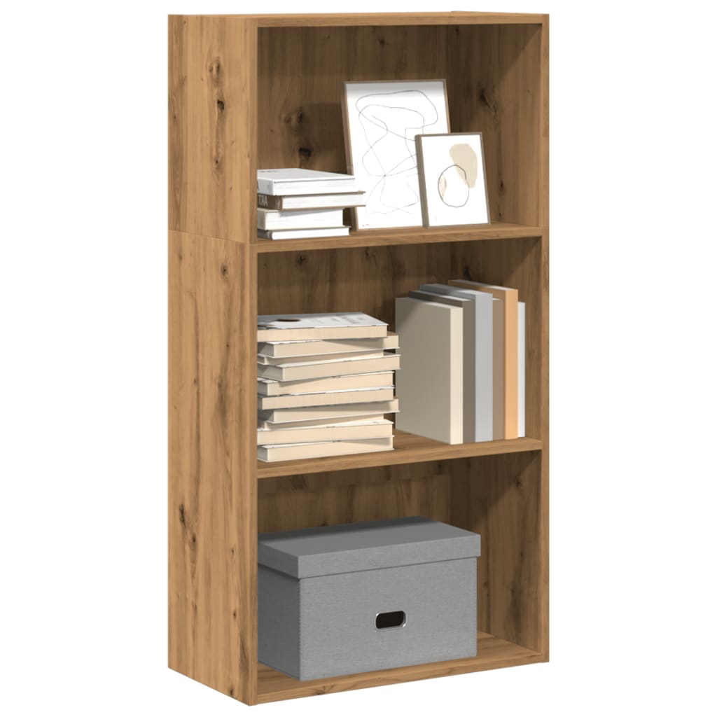 vidaXL Bücherregal Artisan-Eiche 60x30x114 cm Holzwerkstoff