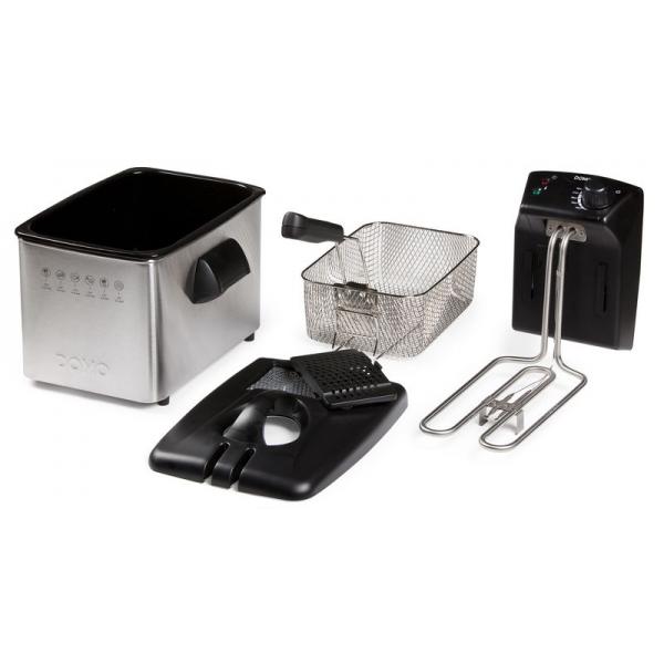 Friggitrice DOMO DO465FR 4 L 3000 W Argentato Acciaio - Image 3