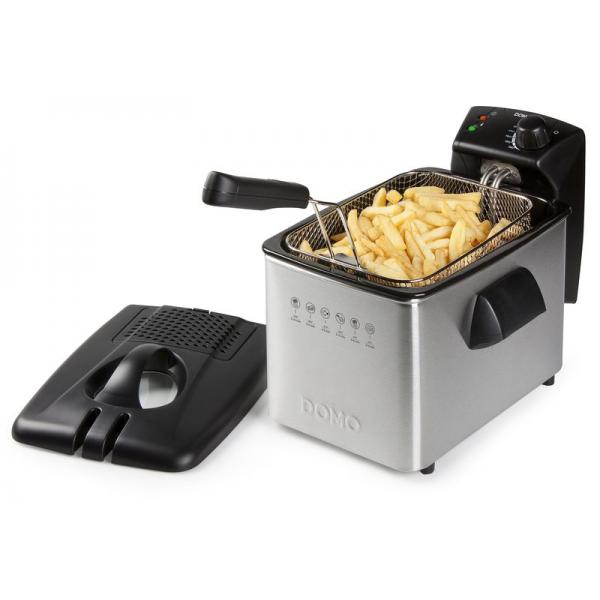 Friggitrice DOMO DO465FR 4 L 3000 W Argentato Acciaio - Image 4