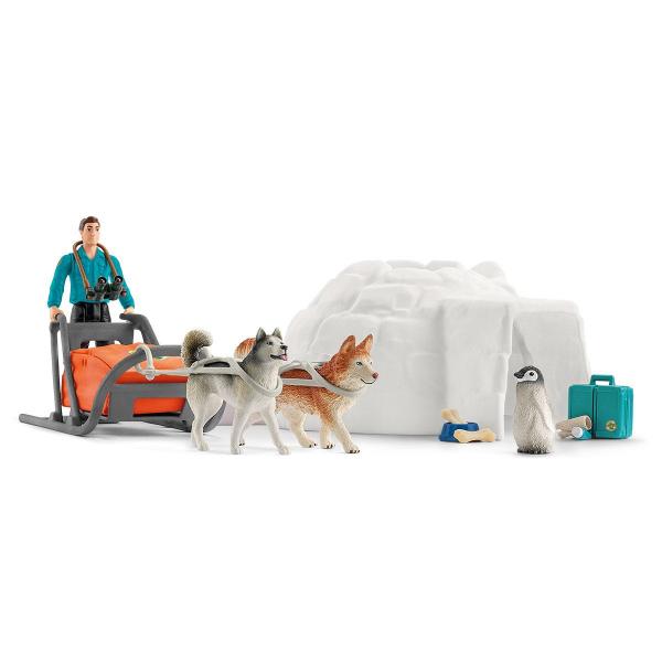 Playset Schleich 42558 Wild Life Antarctica Expedition Set 16 Pezzi 19 Pezzi