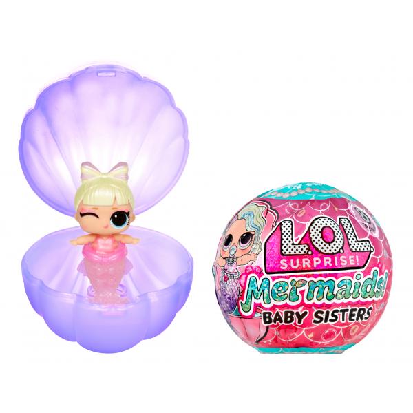 Bambolotto Bebè con Accessori Rainbow High LOL Surprise - Baby Mermaids