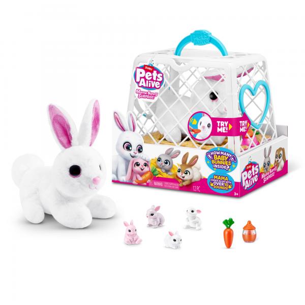 Peluche Zuru Bianco Stoffa Coniglio (2 Pezzi) (2 Unità)
