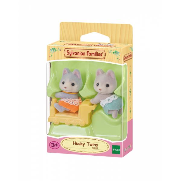 Personaggi d'Azione Sylvanian Families Los gemelos Husky