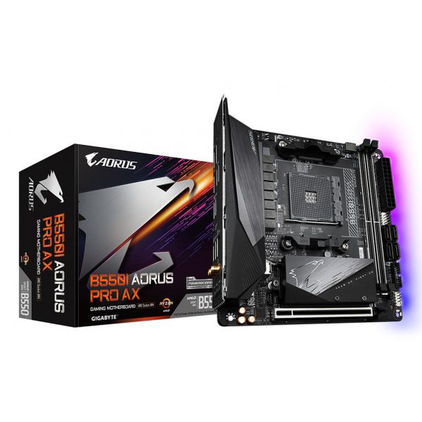 Scheda Madre Gigabyte B550I AORUS PRO AX AMD B550 AMD AM4