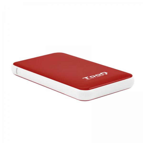 Scatola Esterna TooQ TQE-2528R 2,5" SATA USB 3.1 Rosso