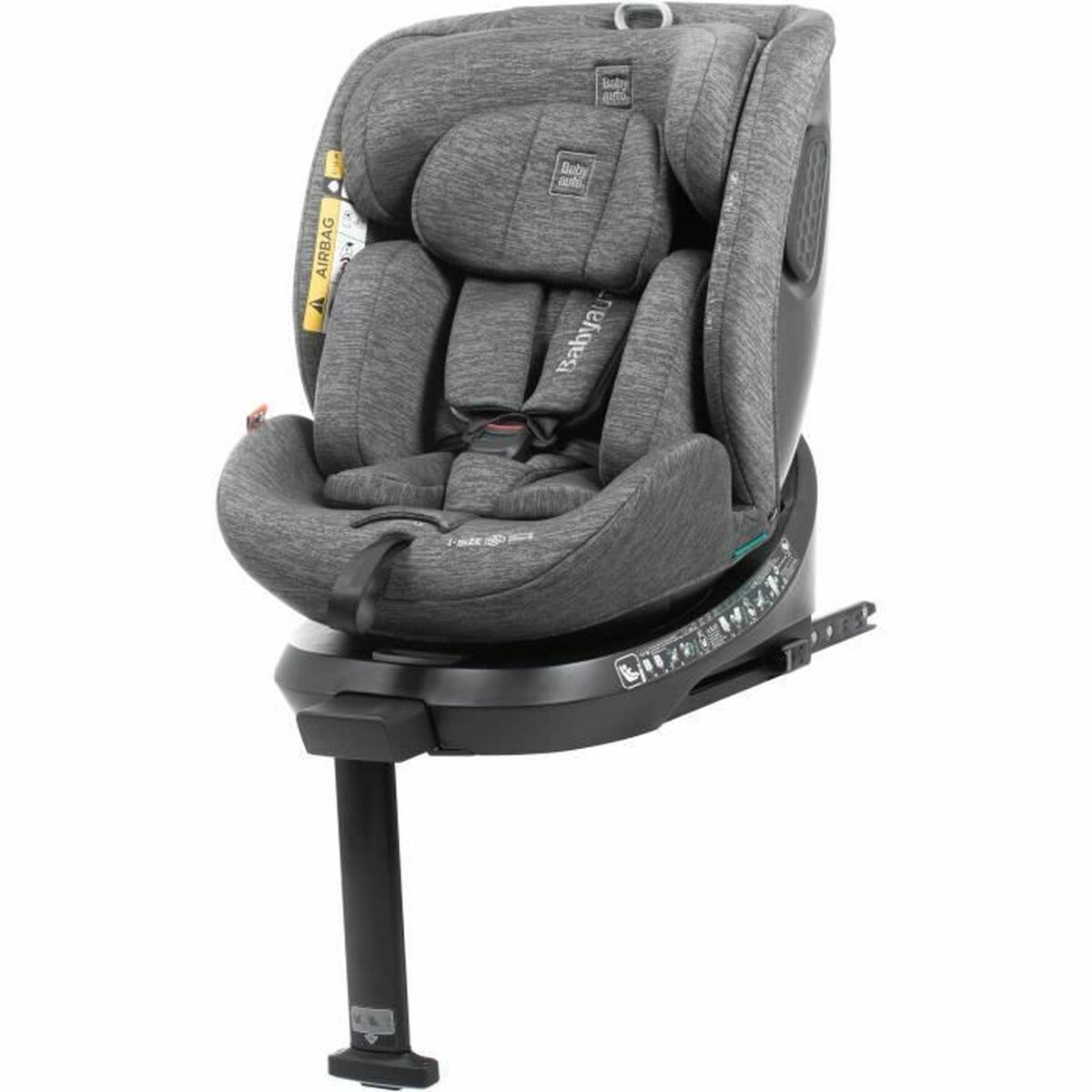 Seggiolino Auto Babyauto CORE Grigio 0 (de 0 a 10 kilos) I (9 - 18 kg) II (15-25 kg) III (22 - 36 kg) Per bambini ECE R129/04