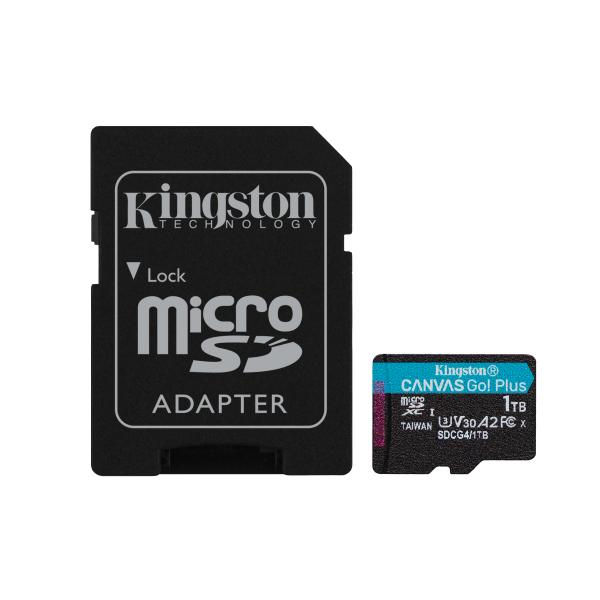 Scheda Di Memoria Micro SD con Adattatore Kingston SDCG4/1TB