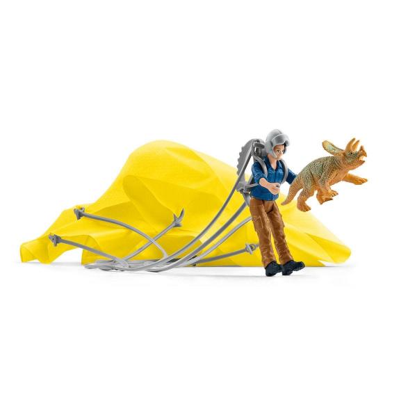 Playset Schleich Parachute Rescue Dinosauro