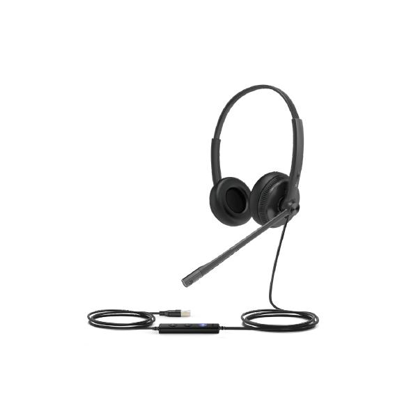 Auricolari con Microfono Yealink UH34 LITE DUAL TEAMS Nero