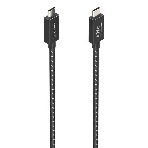 Cavo USB-C con USB-C Aisens A156-0866 Nero 50 cm