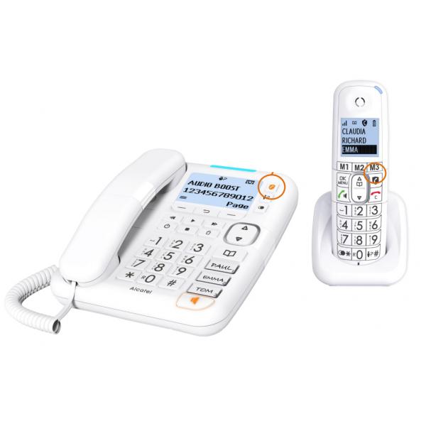 Telefono Senza Fili Alcatel XL785  Bianco
