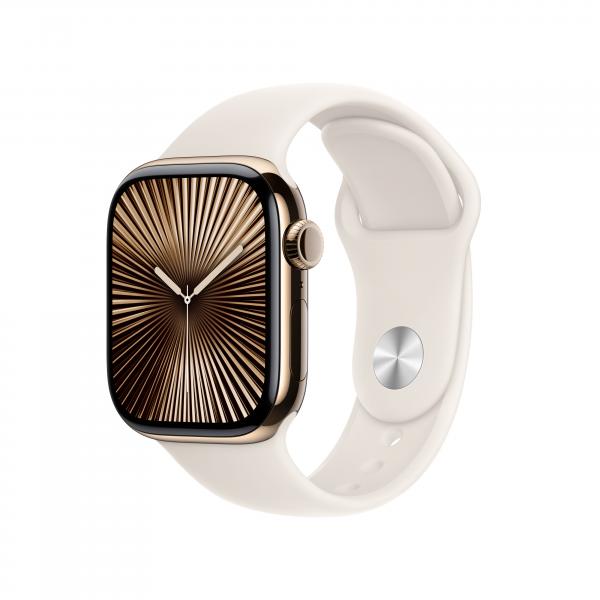 Orologio Uomo Apple MX073QL/A Beige Dorato