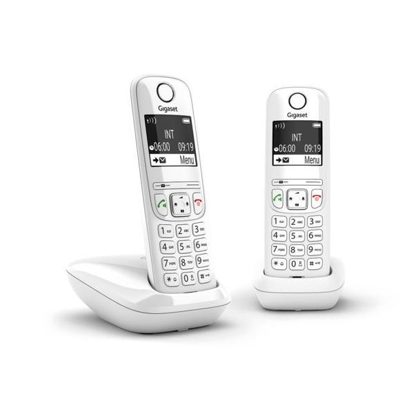 Telefono Senza Fili Gigaset AS690 Duo Bianco