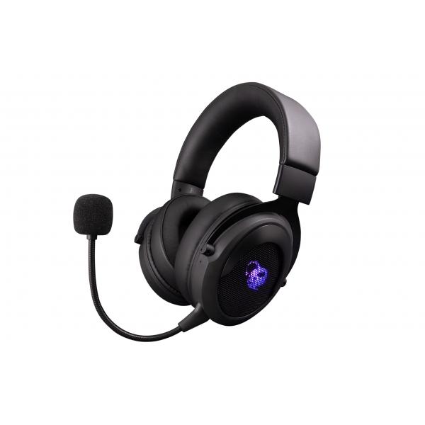 Auricolare con Microfono Gaming CoolBox DG-AUW-G01 Nero