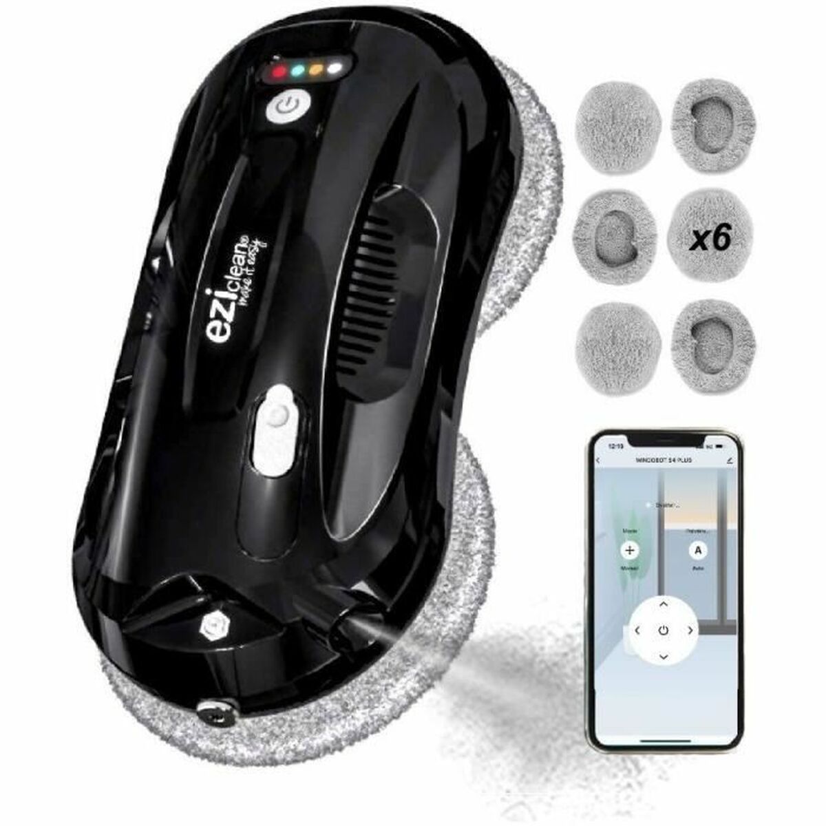 Robot Pulisci Vetri Intelligente EZIclean Windobot S4 Plus 72 W