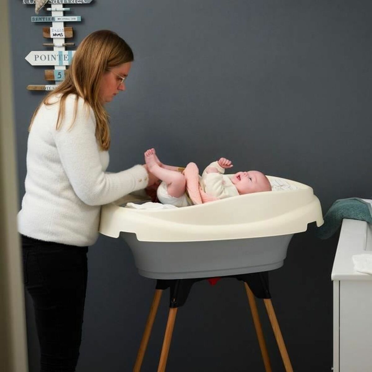 Fasciatoio 2 in 1 Vasca Grigio - Image 3