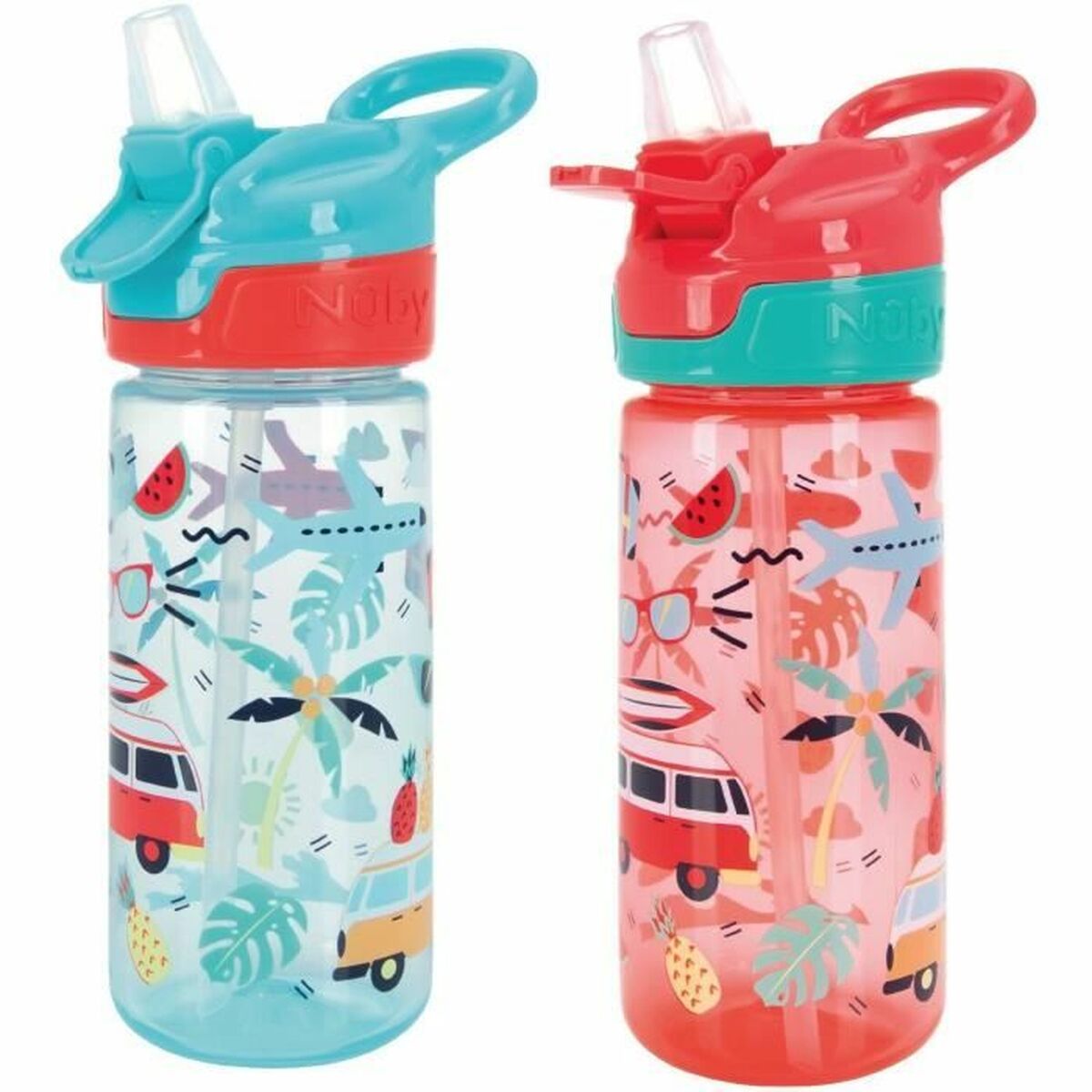 Bicchiere di Apprendimento Nûby Rosa Rose 540 ml