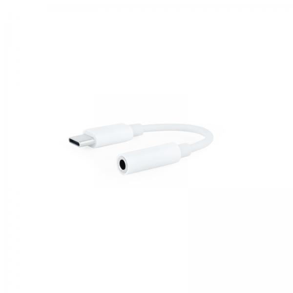 Adattatore USB C con Jack 3.5 mm NANOCABLE 10.24.1205-W Bianco