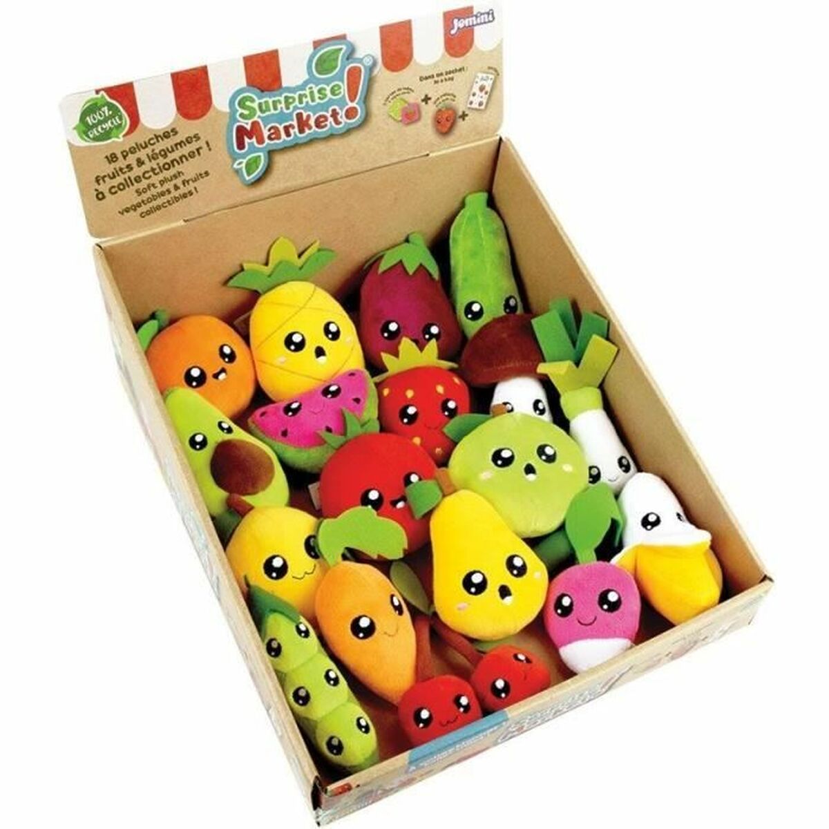 Peluche Jemini JEMINI Multicolore Stoffa Per bambini Frutta - Image 6