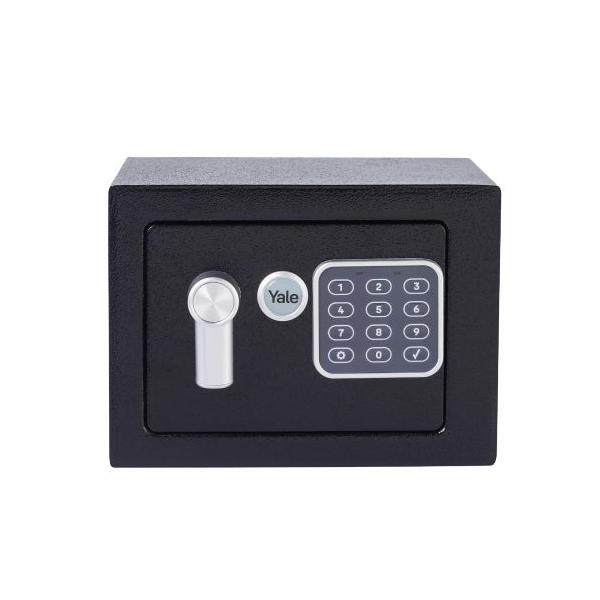 Cassaforte con Serratura Elettronica Yale Nero 3,8 L 17 x 23 x 17 cm Acciaio inossidabile Acciaio