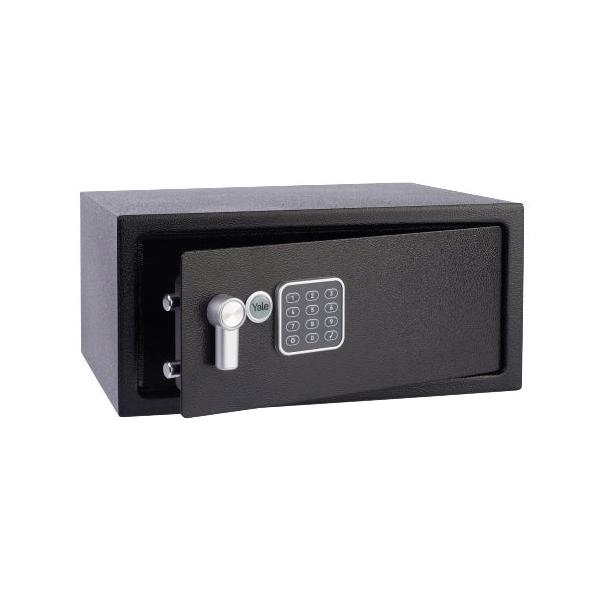 Cassaforte con Serratura Elettronica Yale Nero 24 L 20 x 43 x 35 cm Acciaio inossidabile - Image 3
