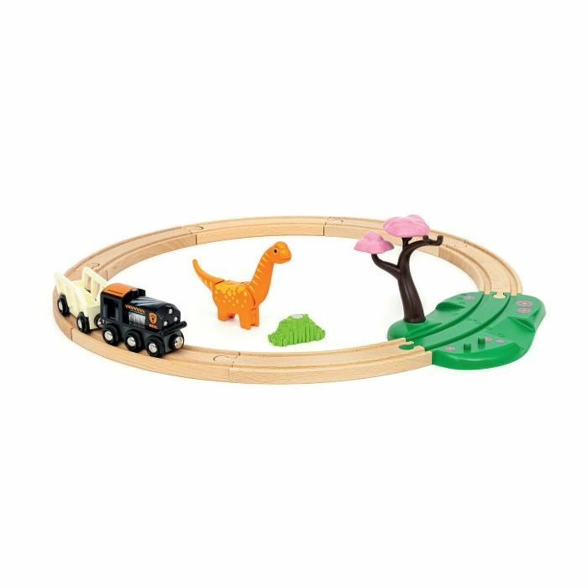 Tren con il circuito Brio Dinosaur circle set - Image 3