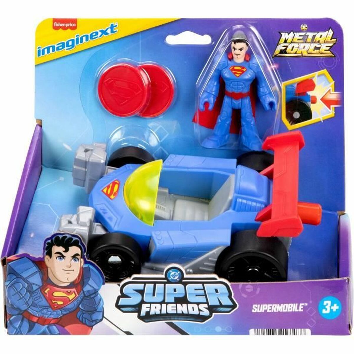 Personaggi d'Azione Imaginext Superman de lujo
