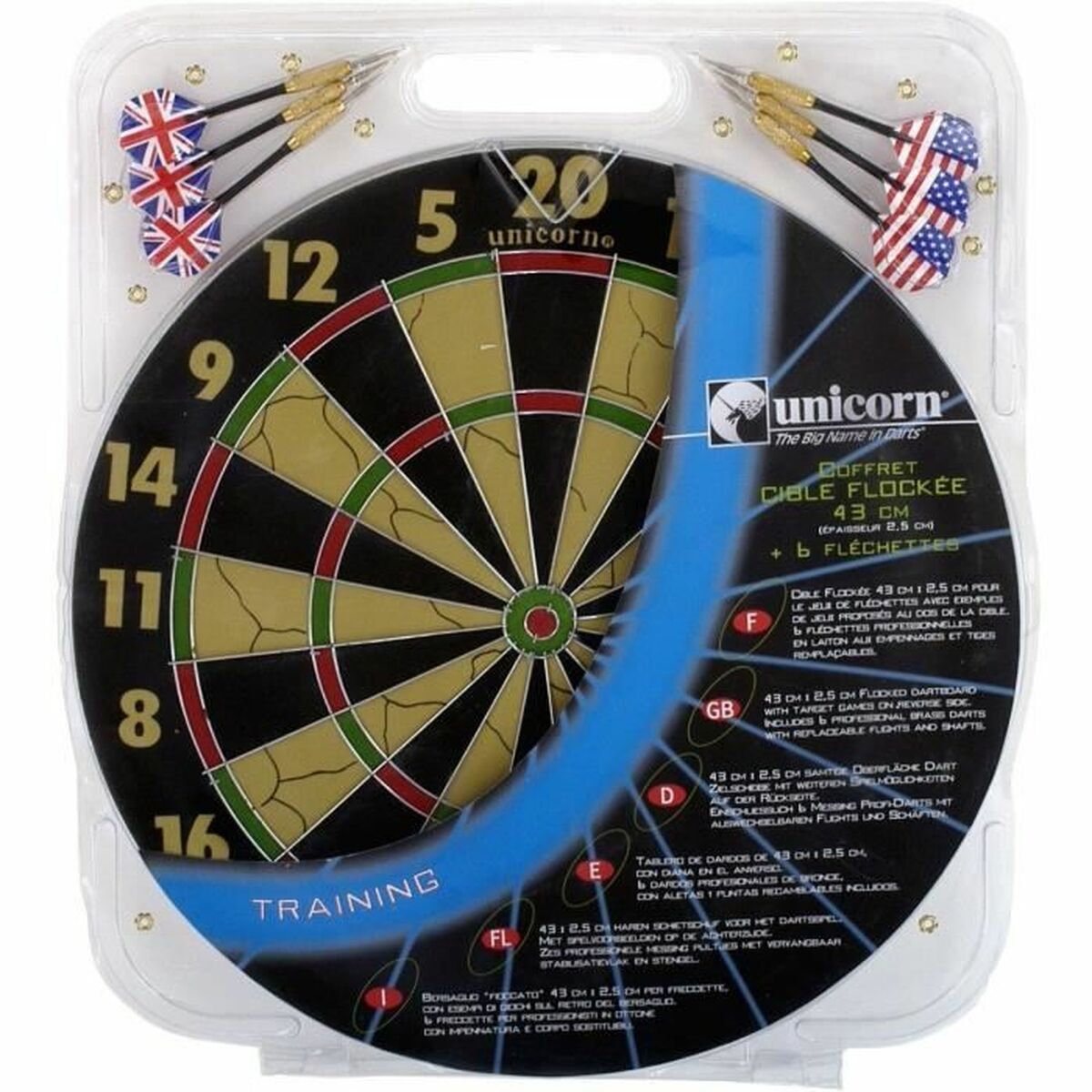 Bersaglio Unicorn Ø 43 cm Multicolore