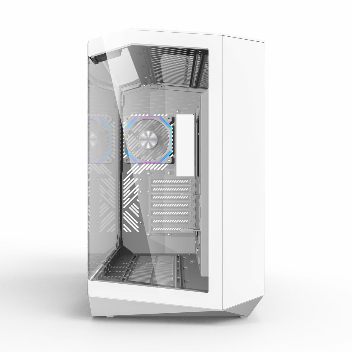 Case computer desktop ATX DarkFlash DY470 Bianco - Image 4