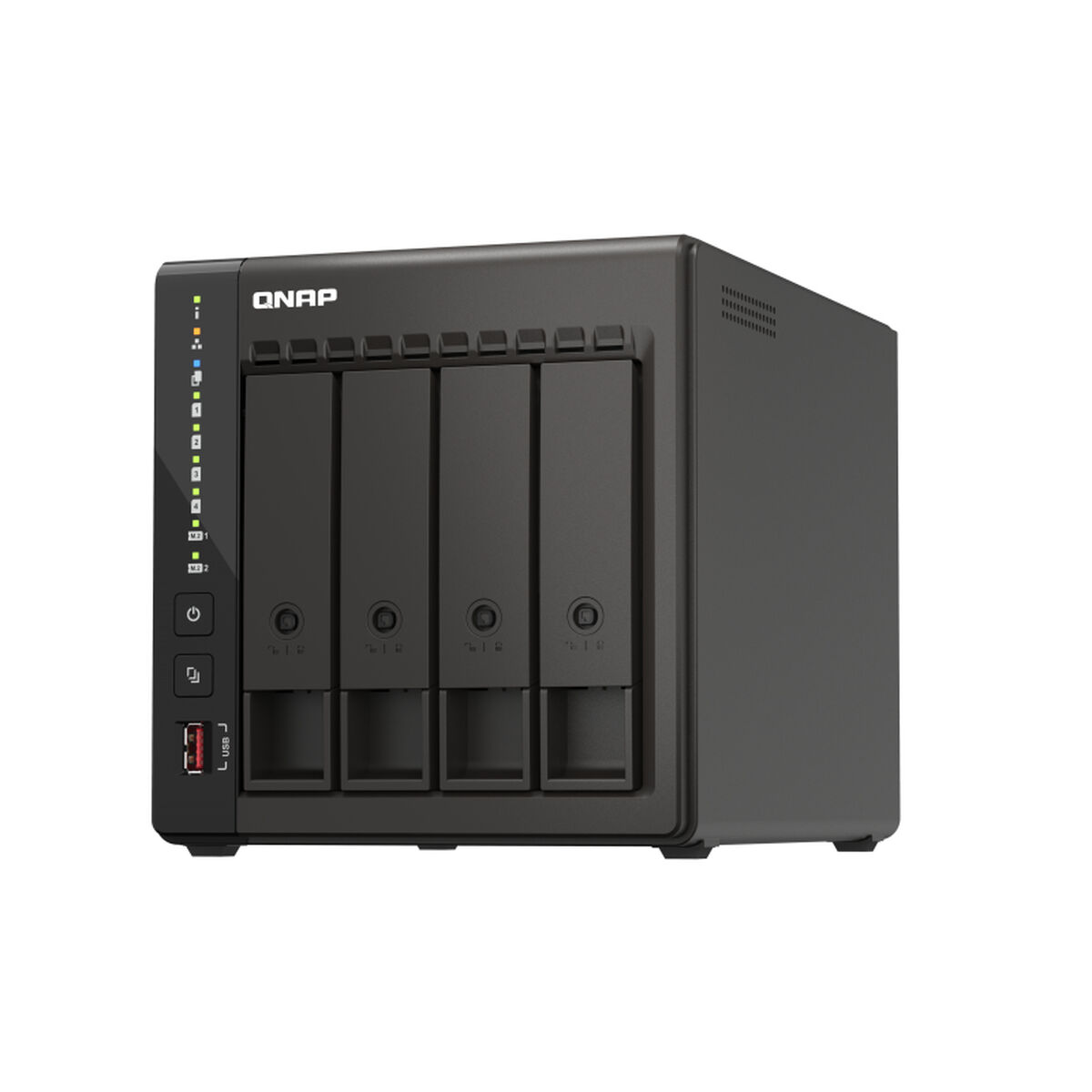 Memorizzazione in Rete NAS Qnap TS-453E Nero Intel Celeron J6412