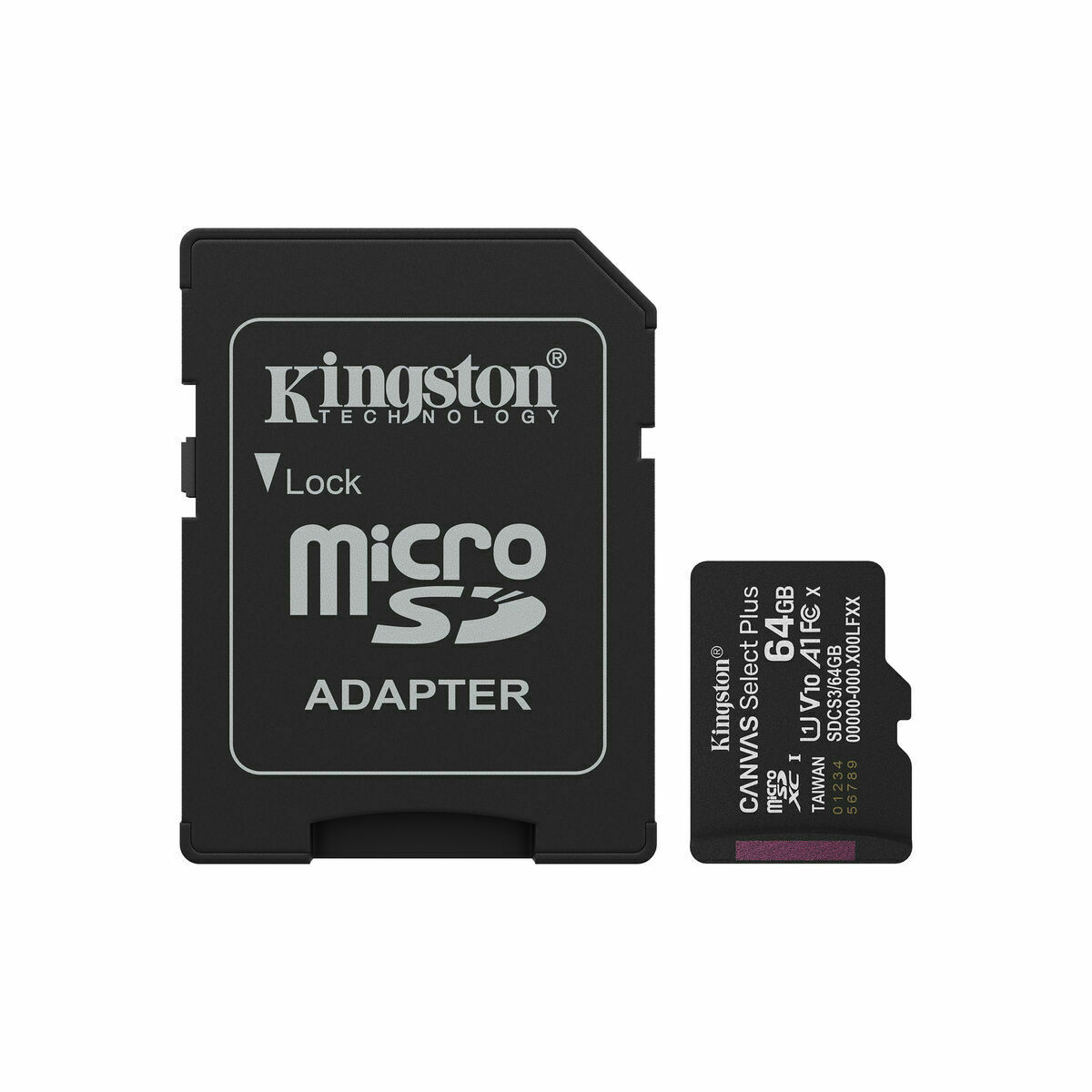 Scheda Di Memoria Micro SD con Adattatore Kingston SDCS3/64GB 64 GB