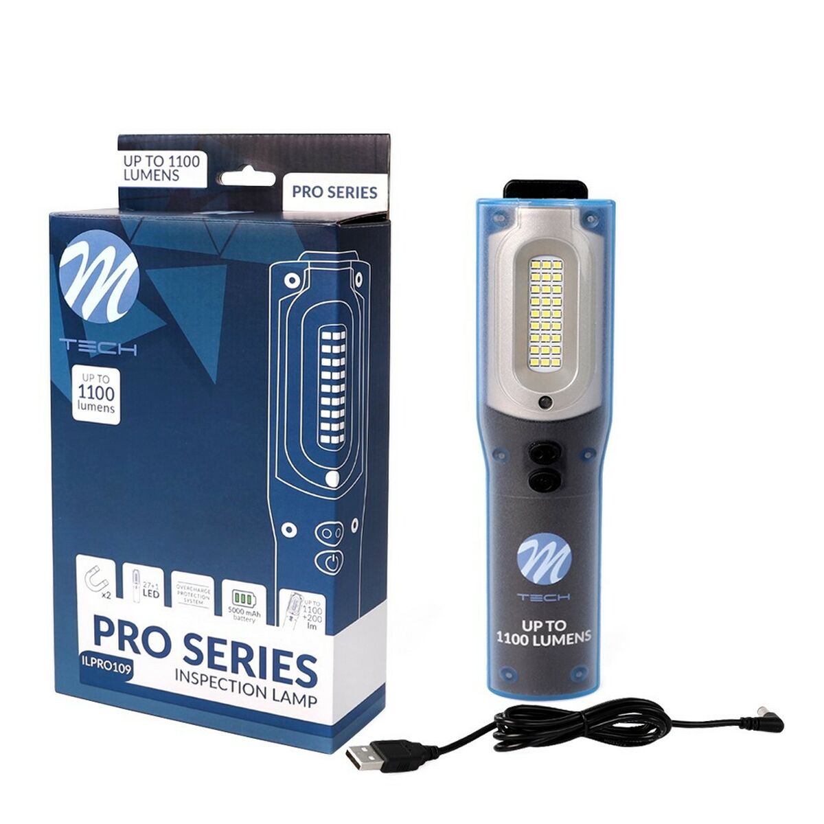 Luce da lavoro M-Tech ILPRO109 1100 Lm Grigio