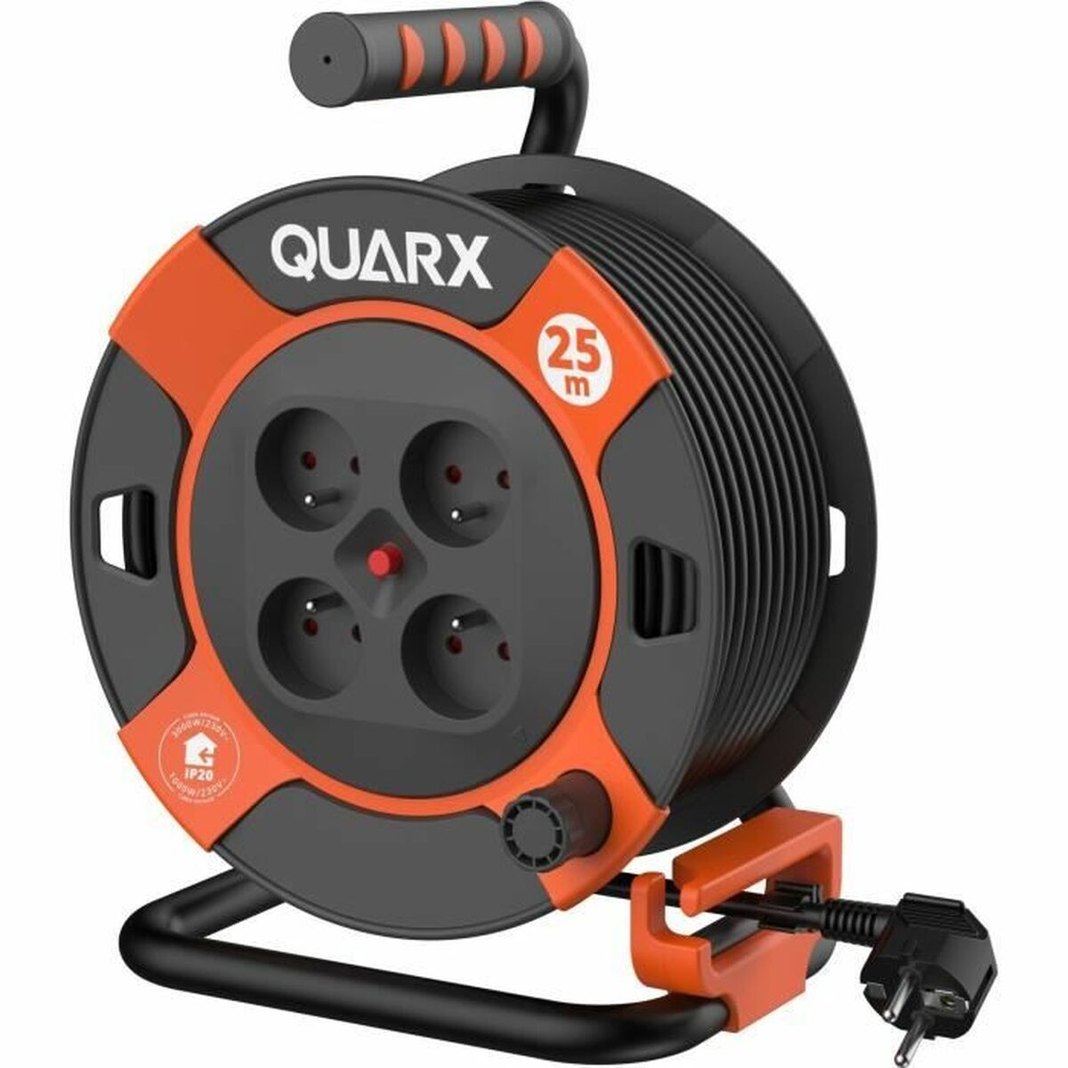 Cavo Prolunga QUARX H05VV-F Nero 25 m
