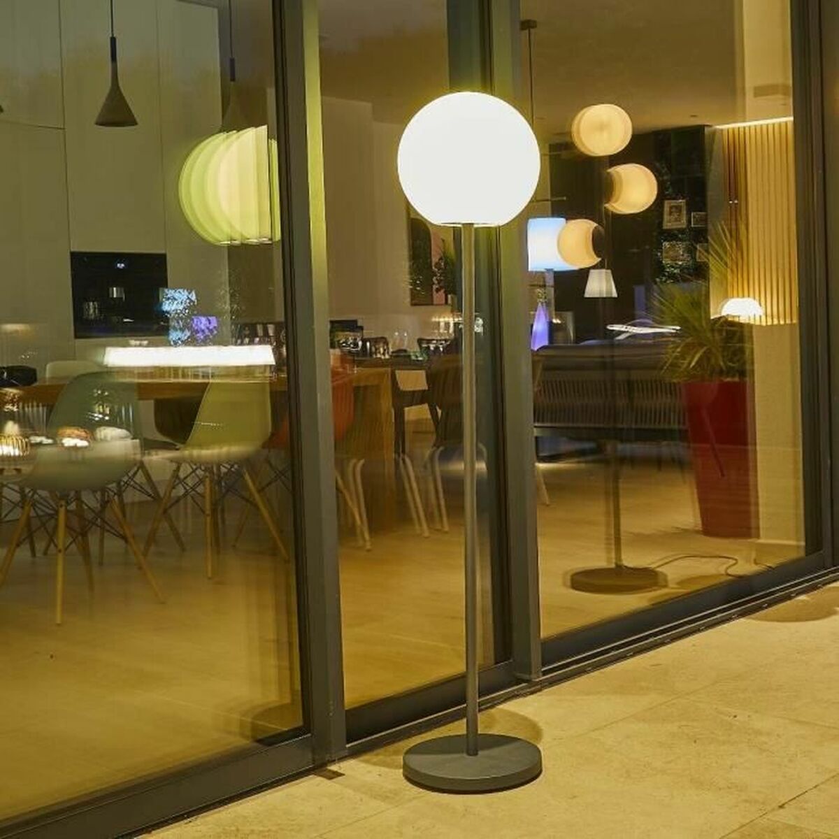 Lampada da Terra Lumisky H150 Grigio - Image 4