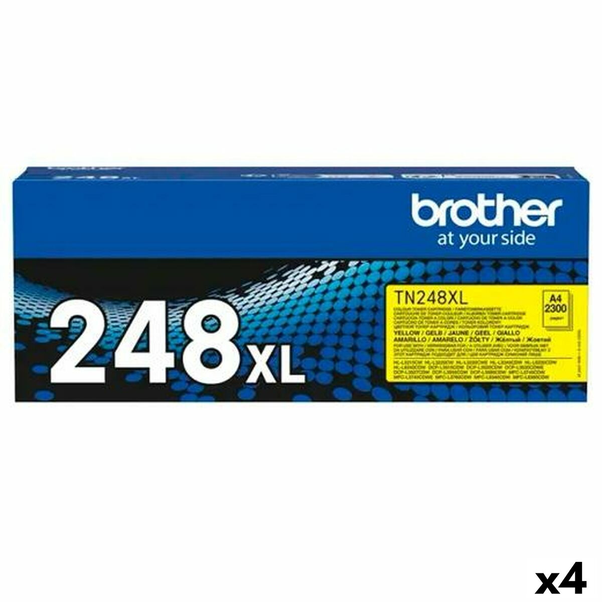 Toner Brother HLL3220CW 3240CDW DCPL3520CDW 3560CDW MFCL3740CDW 3760CDW HLL8230CDW 8240CDW MFCL8340CDW 8390CDW Giallo (4 Unità)