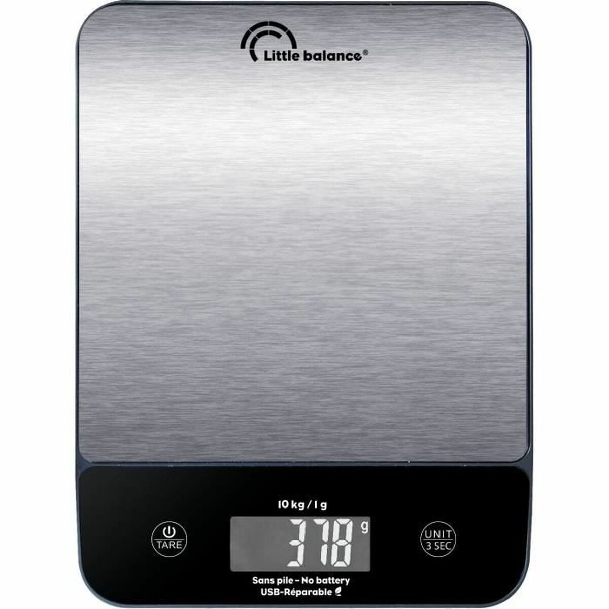 bilancia da cucina Little Balance 10 kg Argentato 23,8 x 17,3 cm